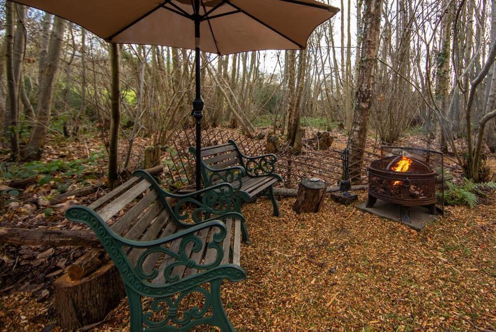 Cosy Woodland Romantic Retreat With Log Fires And Nature Sturry Esterno foto